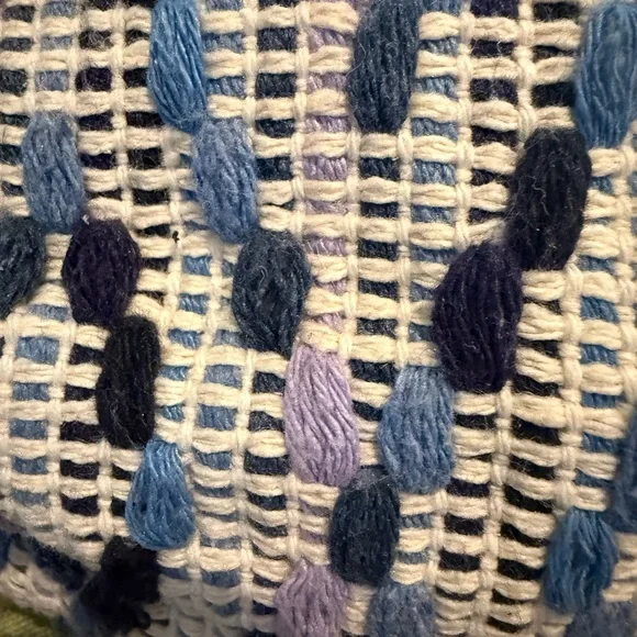 Sisley-Paris Textured Blue and Black Cosmetic Bag - Picture 5 of 5